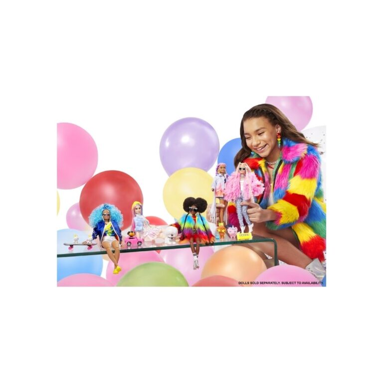 Kukull Barbie me gërsheta ylberi thumbnail 3