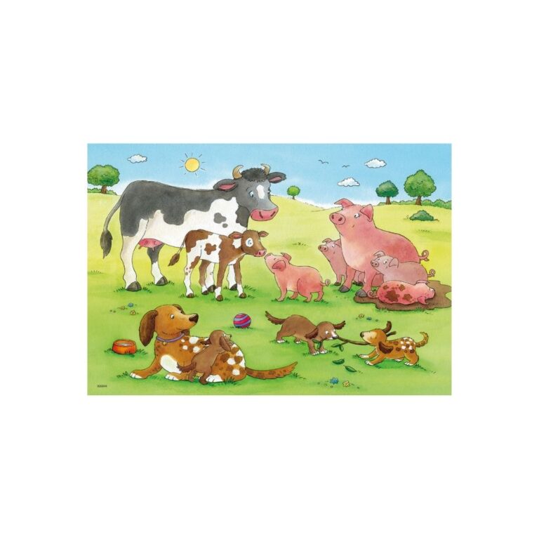 Puzzle- Kafshët e fermës 2x12p