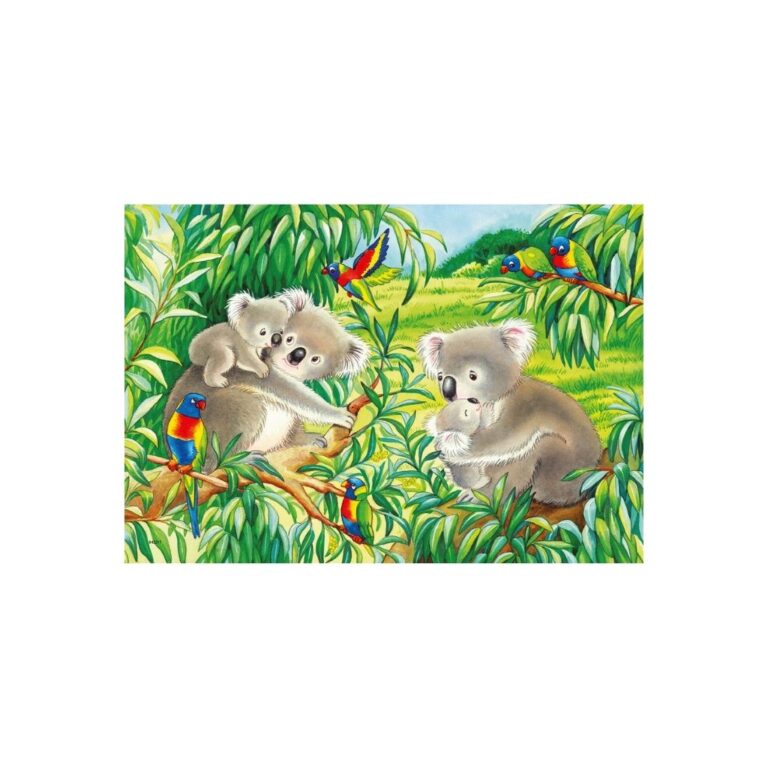 Puzzle me koala dhe panda