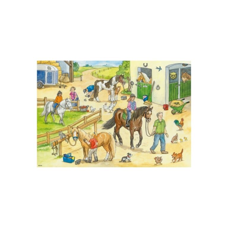Puzzle Ferma e kuajve
