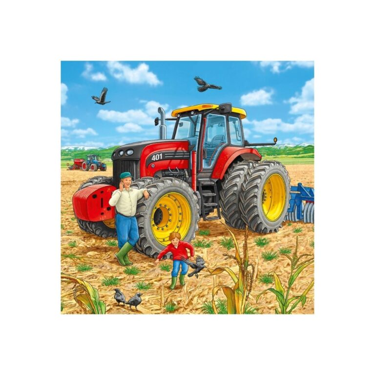 Puzzle Eskavator i madh