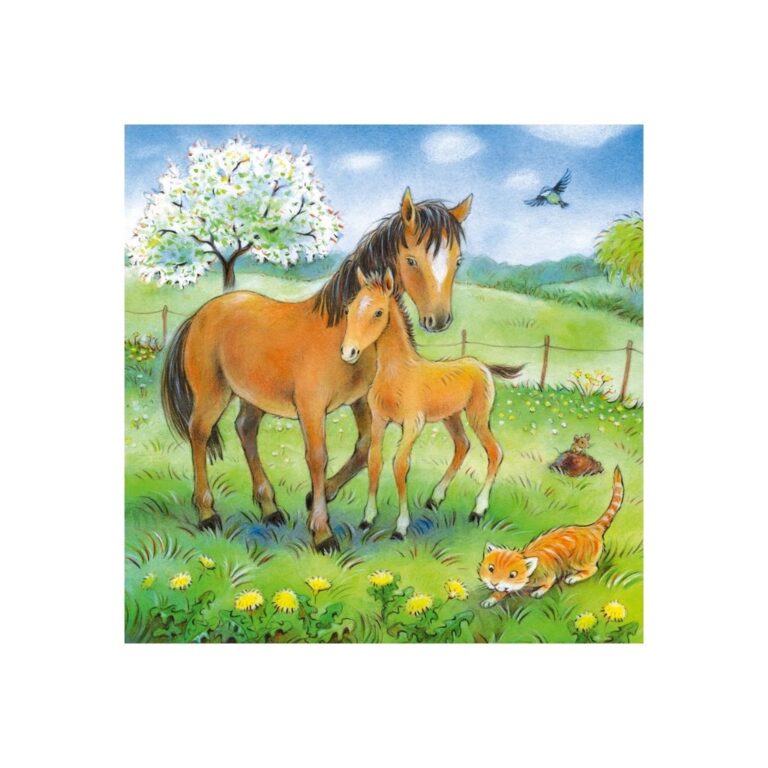 Puzzle me kafshë