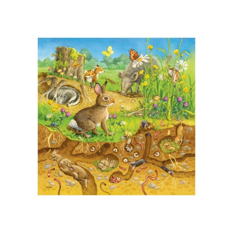Puzzle me kafshë