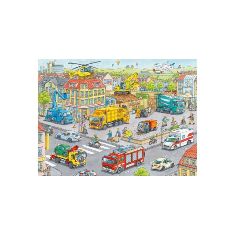 Puzzle- Automjetet e qytetit 100p