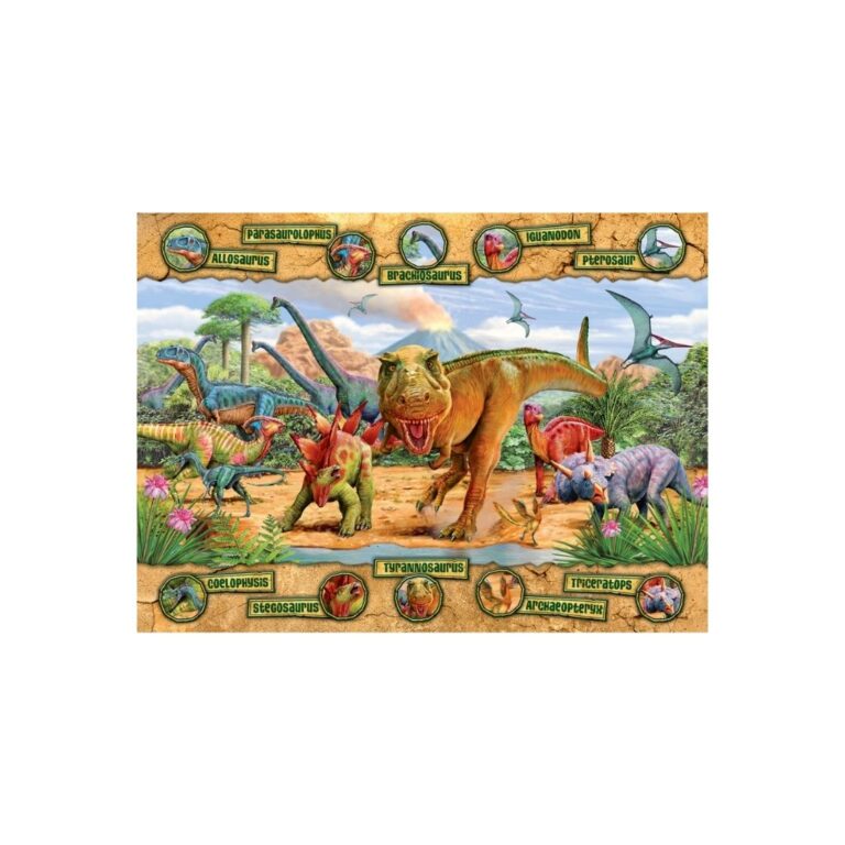 Puzzle Dinosaurët