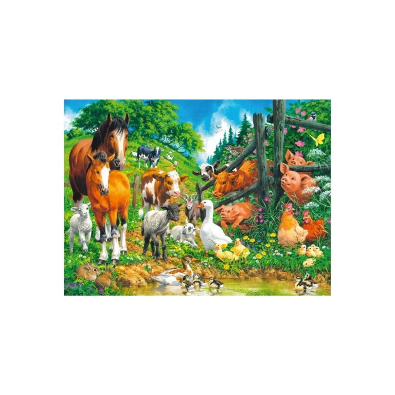 Puzzle Kafshët e fermës