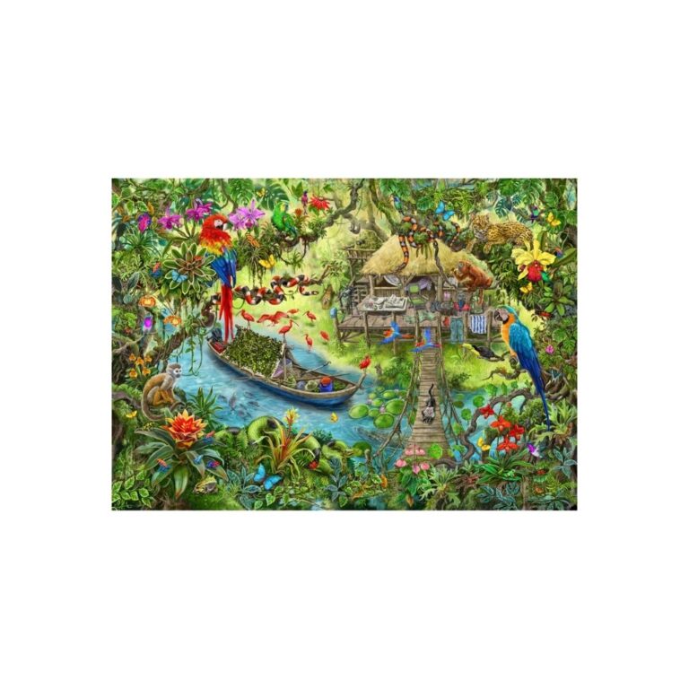 Puzzle Udhëtim në xhungël