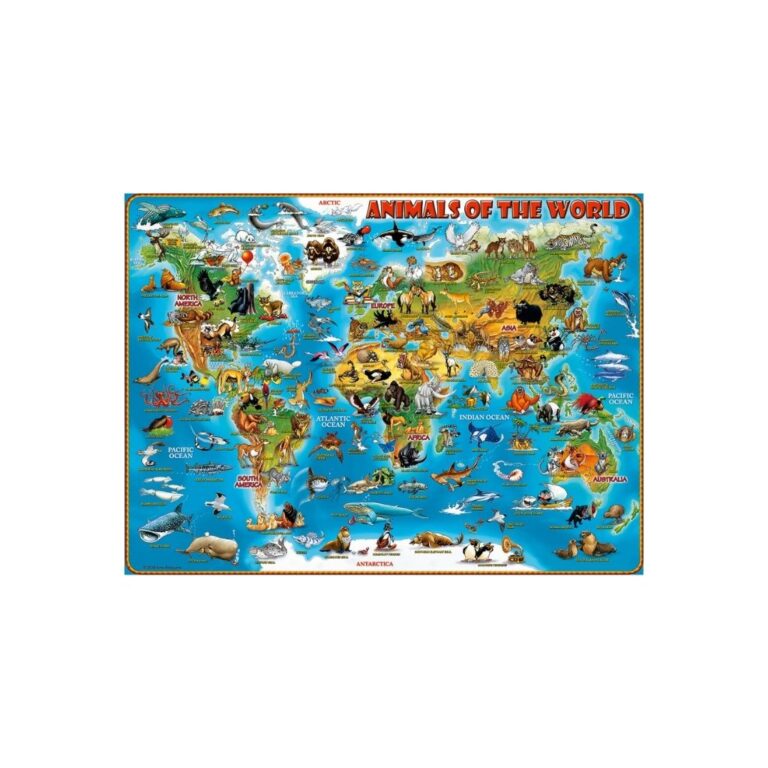 Puzzle- Kafshët nëpër botë 300p