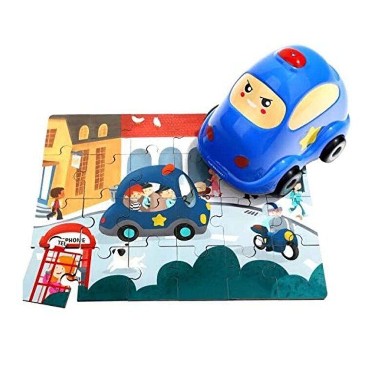 Puzzle druri makinë policie