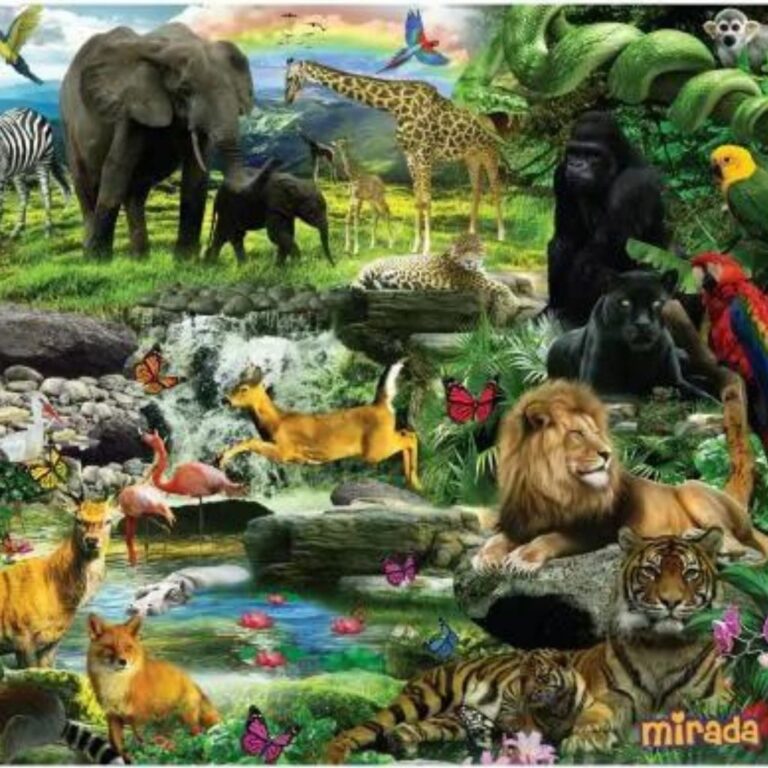 Puzzle xhungel me ndricim në errësirë