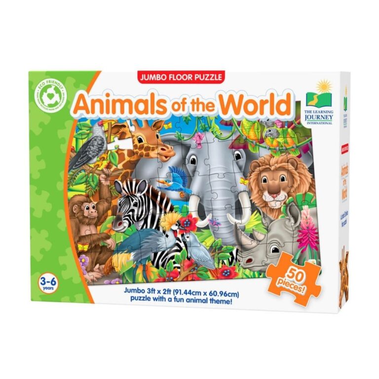 Puzzle e madhe për dysheme me kafshë