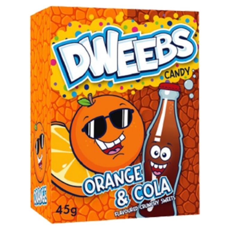 Karamele Dweebs Portokall dhe Cola
