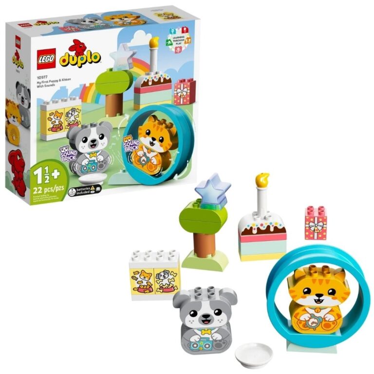 Lodër Lego Dublo – Kafshë me muzikë