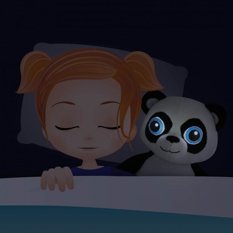 Panda pellushi me sy që ndrisin thumbnail 2