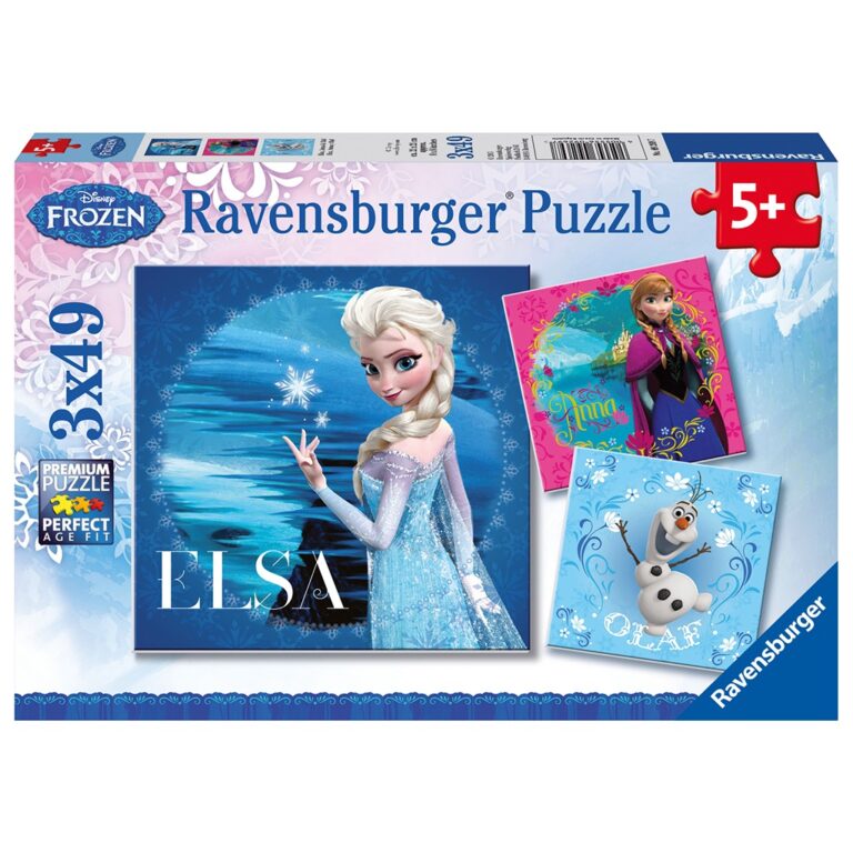 Puzzle- Frozen, Elsa, Anna dhe Olaf 3x49p thumbnail 4