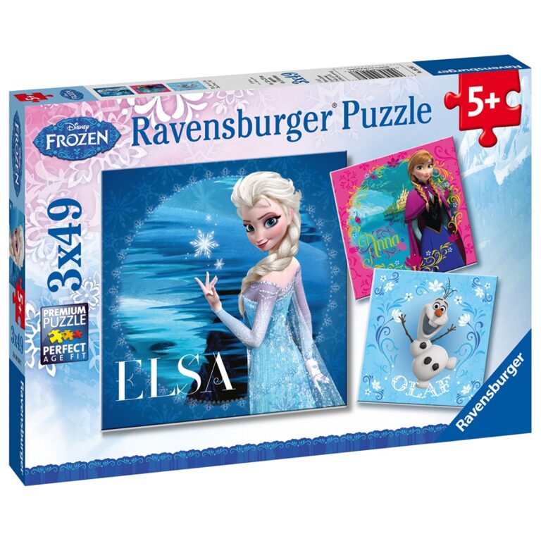 Puzzle- Frozen, Elsa, Anna dhe Olaf 3x49p thumbnail 5