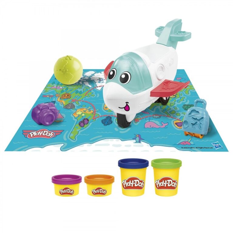 Plastelinë Play-Doh – set fillestar avion eksplorues