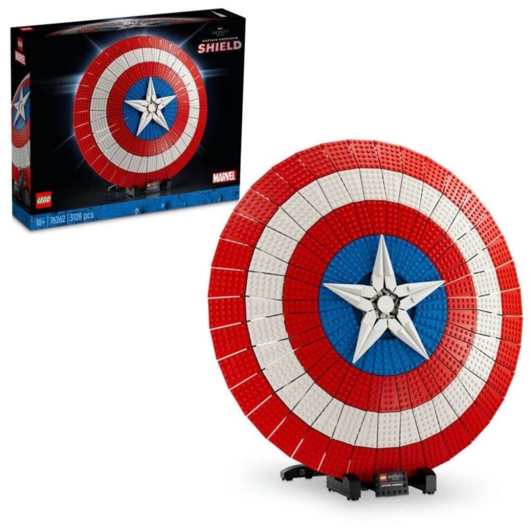 Lodër Lego Marvel – Mburoja e Captain America