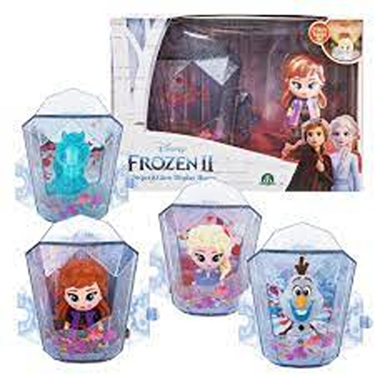 Kukullat e Frozen me shtepinë e xhamit