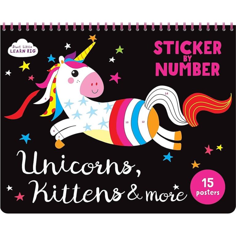 Unicorns&Kit Sticker By Num