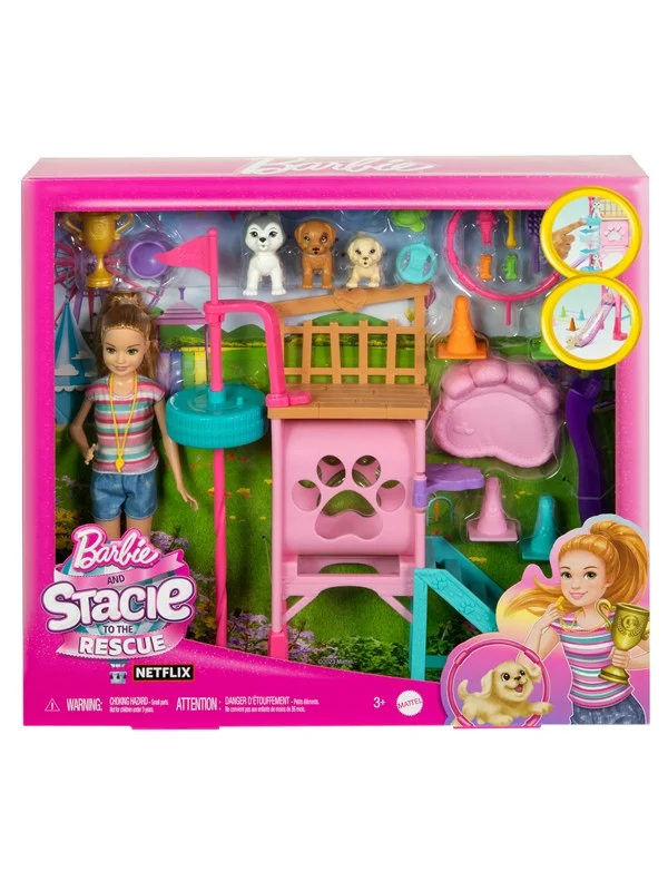 Set Barbie- Stacie në shpëtim të kafshëve