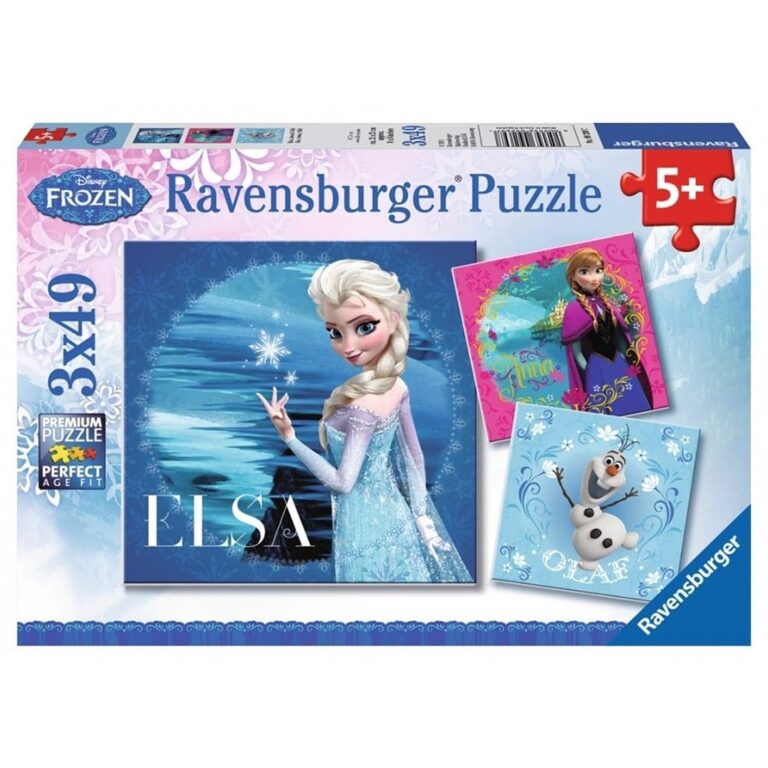 Puzzle- Frozen, Elsa, Anna dhe Olaf 3x49p thumbnail 6