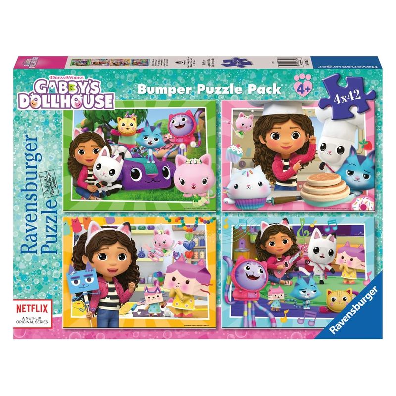 Puzzle- Gabby’s Dollhouse 4x42p