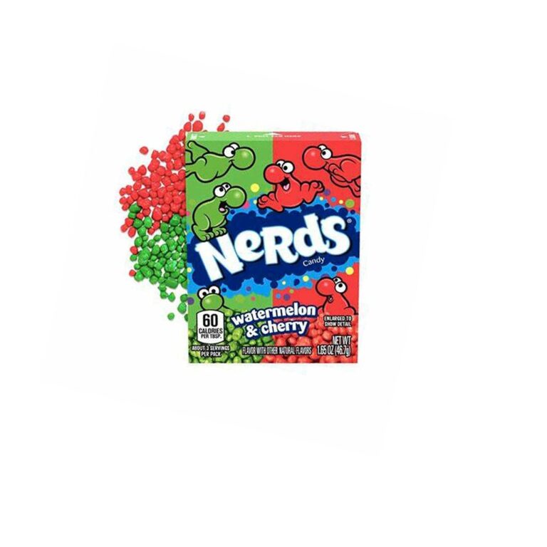 Karamele Nerds me shije qershie dhe shalqi