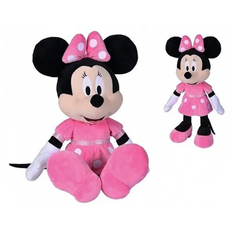 Pellush Minnie me veshje rozë 60cm