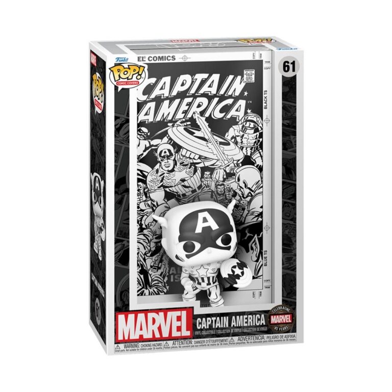 Figurë Funko Pop – Comic Cover 85th Captain America thumbnail 2