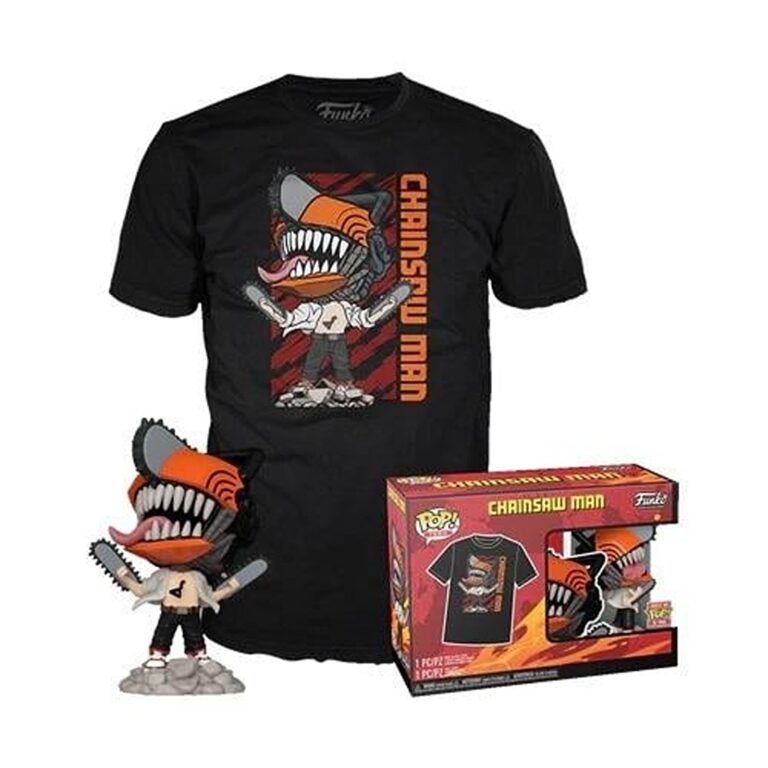 Figurë Funko Pop – Chainsaw man me bluzë Funko – S