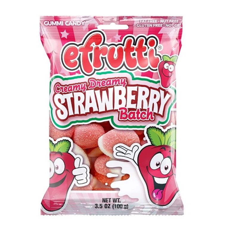 Karamele efrutti Creamy Strawberries 99g