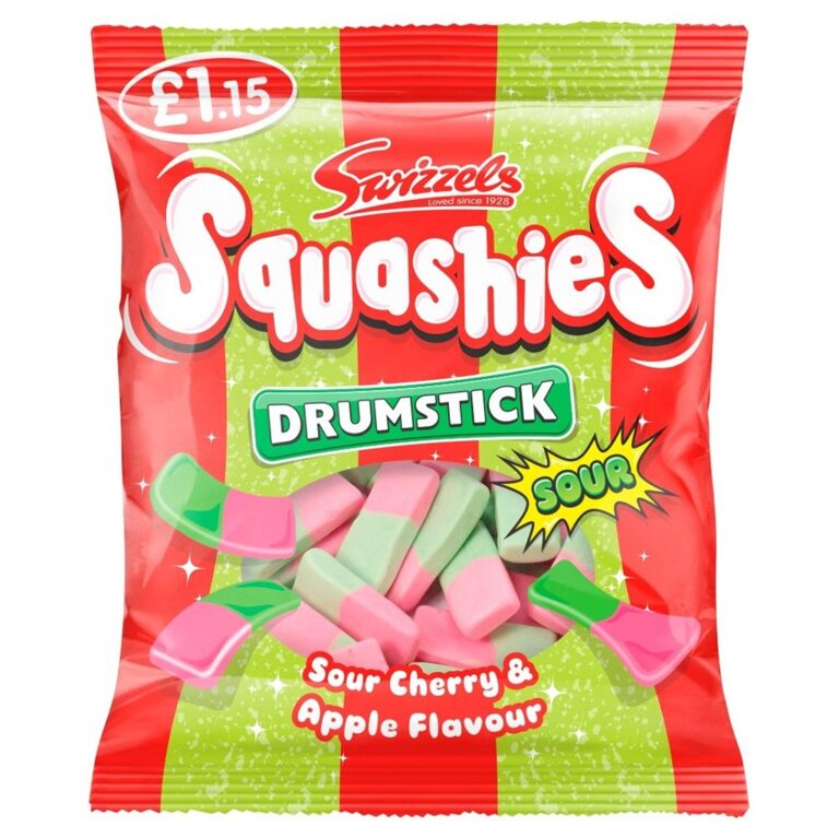 Haribo Squashies me qershi dhe mollë 12 x 120g