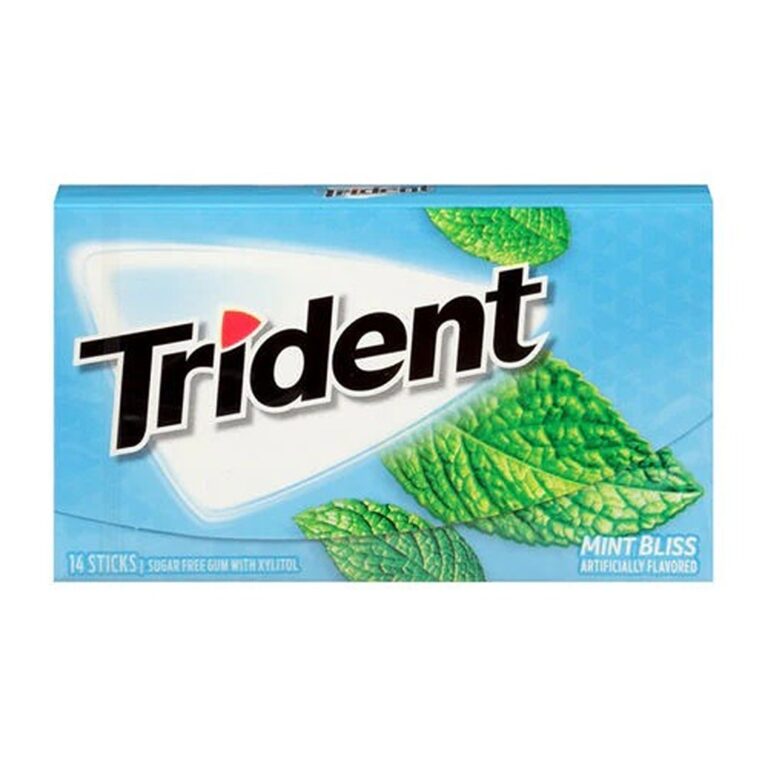 Çamçakëza Trident me shije mente (12 x 31g)