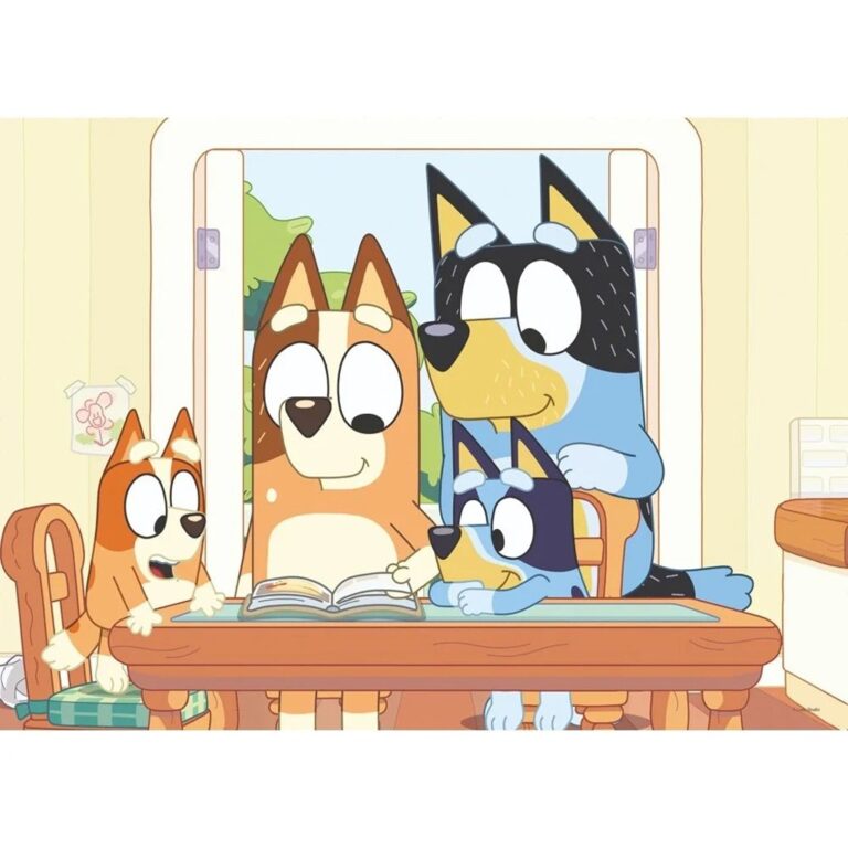 Puzzle 2 ne 1 – Tabelë vizatimi Bluey thumbnail 4