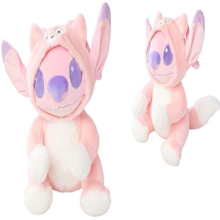 Pellushi Stitch me veshje rozë 25cm