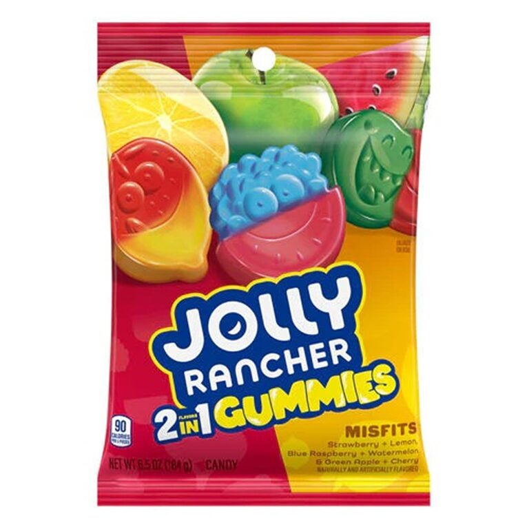 Candy- Camcakeza Jolly Rancher 2in1 Gummies Misfits (12 x 184g)