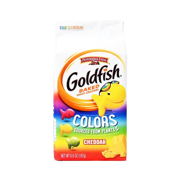 Candy- Patatina Goldfish Crackers Colors Cheddar (24 x 187g)