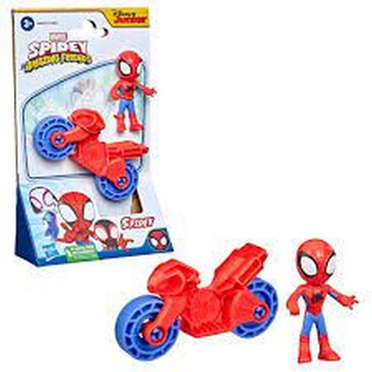 Spider-Man Verse – figurë aksioni dhe set motor thumbnail 2