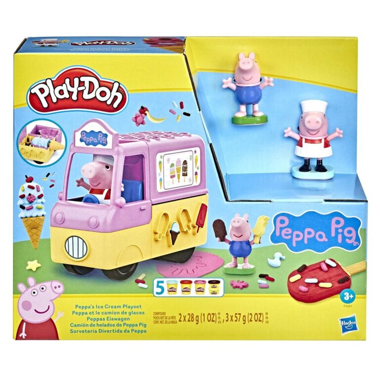Plastelinë Play-Doh Peppa Pig – set loje me akullore