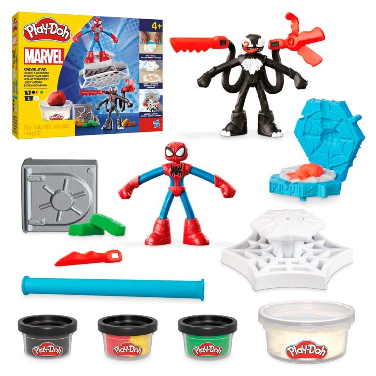 Plastelinë Play-Doh Spider-Man – betejë .