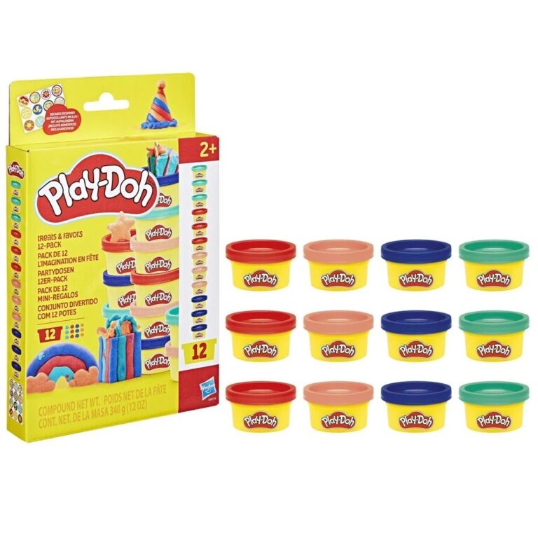 Plastelinë Play-Doh – 12 paketime