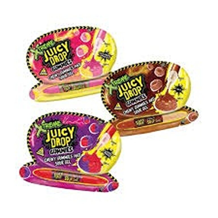 Candy- Karamele Bazooka Juicy Drop Gummies Xtreme Mixed Flavours (12 x 57g)