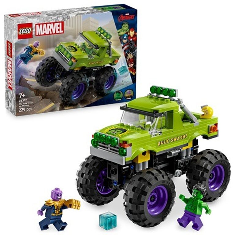 Lego -Kamioni i Hulk-ut vs Thanos