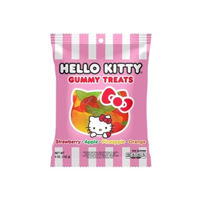 Candy- Camcakeza Hello Kitty Gummy Treats Fruit (12 x 142g)