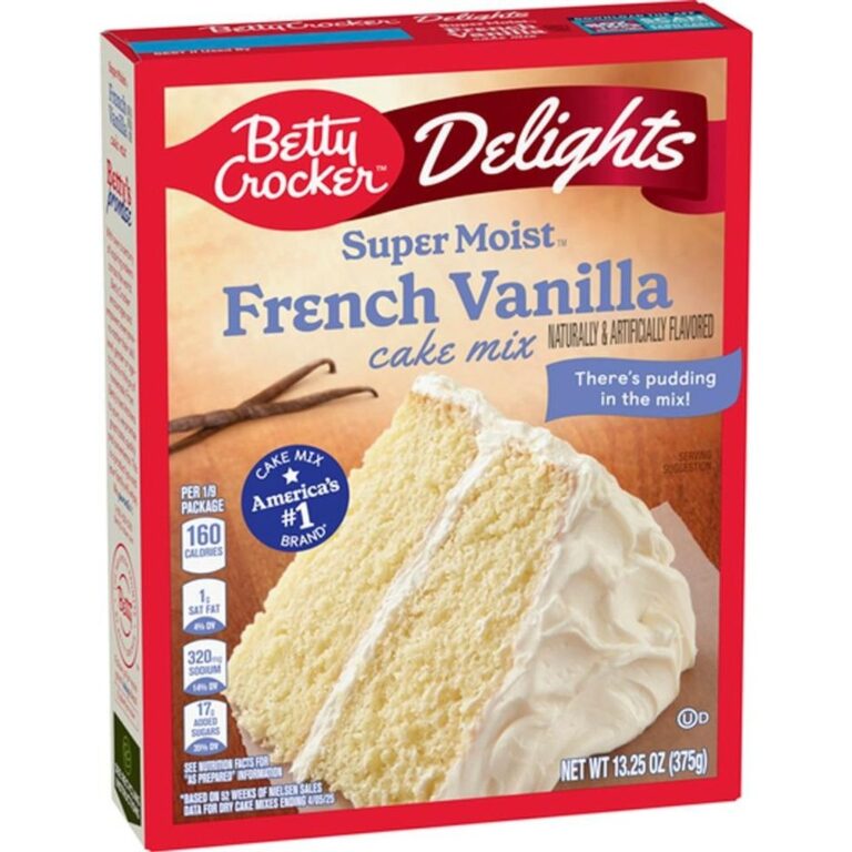 Candy- Kek Betty Crocker Cake Mix Super Moist French Vanilla (12 x 375g)
