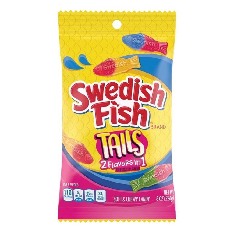 Candy- Karamele Swedish Fish Tails (12 x 226g)