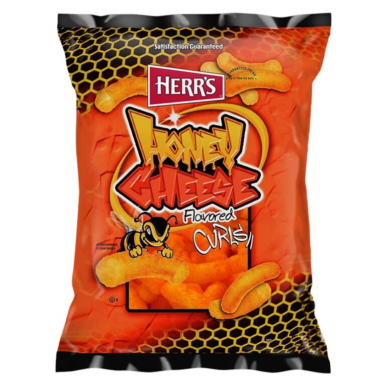 Candy- Patatina Herr’s Cheese Curls Honey Cheese (42 x 28g)