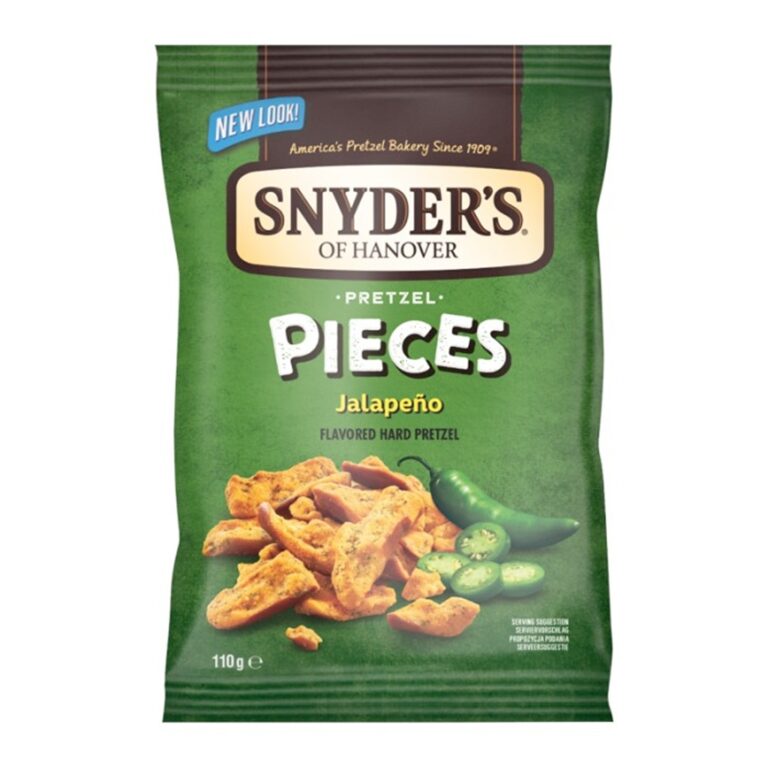 Candy- Patatina Snyder’s Pretzel Pieces Jalapeño (10 x 110g)