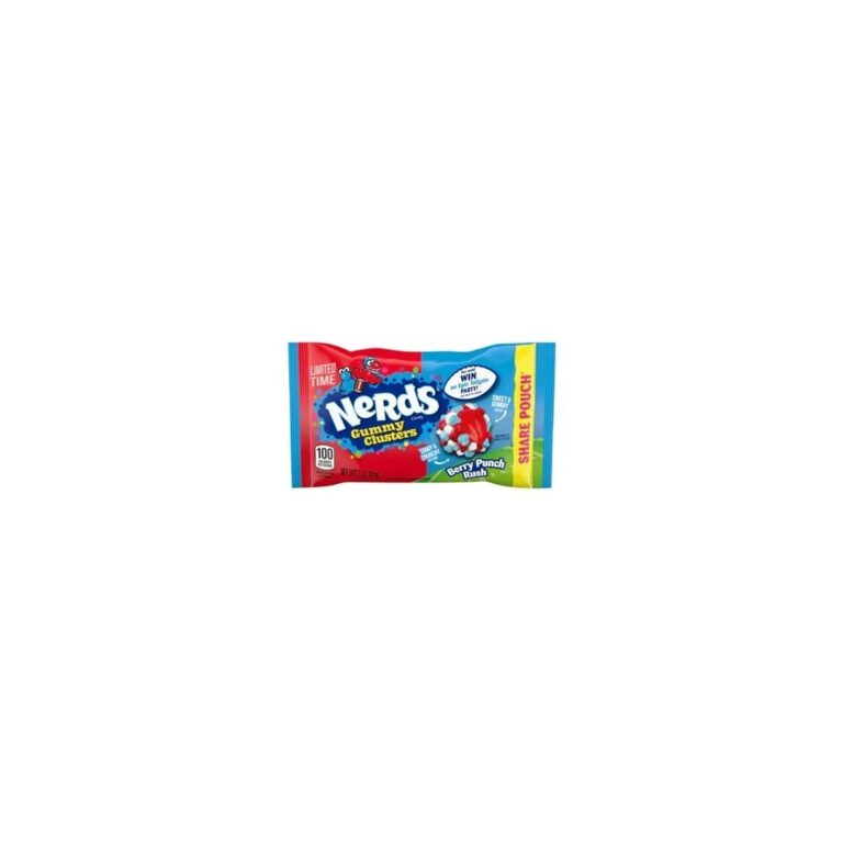 Candy- Karamele Nerds Gummy Clusters Berry Punch Rush (12 x 85g)